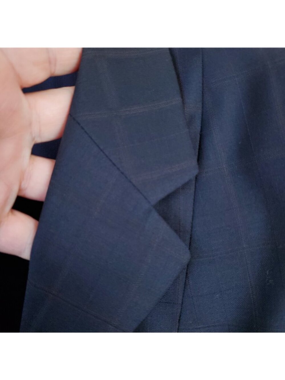 Grand Prix windowpane English Equestrian Riding Show Hunt Jacket 12 R - Picture 2 of 7